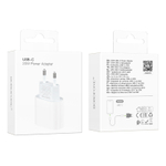 Сетевой адаптер питания BOROFONE BA100A PD 20W (белый)