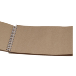 Скетчбук А4 50л., "Три цветка", 100 г/м2, Проф-Пресс, спираль, ламинация, жёсткая подложка, блок крафт