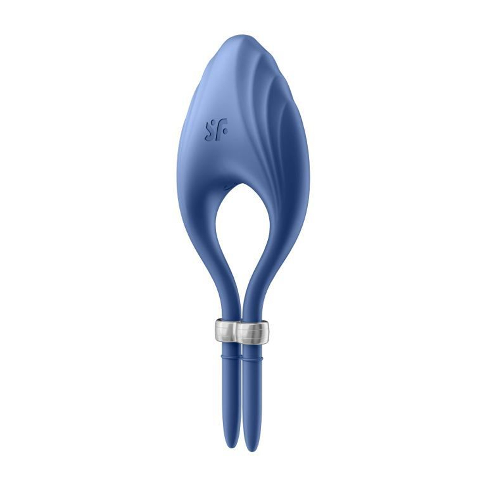 Виброкольцо Satisfyer Duelist, синий