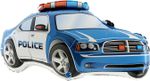 Шар (28''/71 см) Фигура, Полицейская машина, Синий