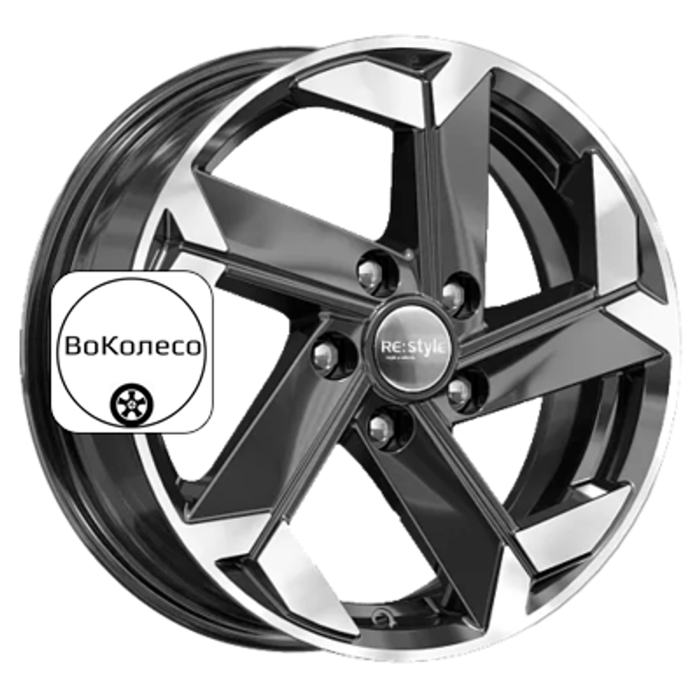 6x16/5x114,3 ET43 D67,1 КС979 Алмаз черный K&K