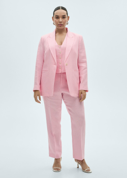 Костюмные брюки изо льна