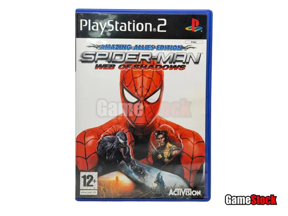 PS2 Spider-Man: Web of Shadows Amazing Allies Edition (Б/У, Английская версия, SLES-55372, PAL)