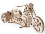 Трицикл Фотон от Lemmo. Деревянный конструктор, сборная модель, 3D пазл, мотоцикл, байк