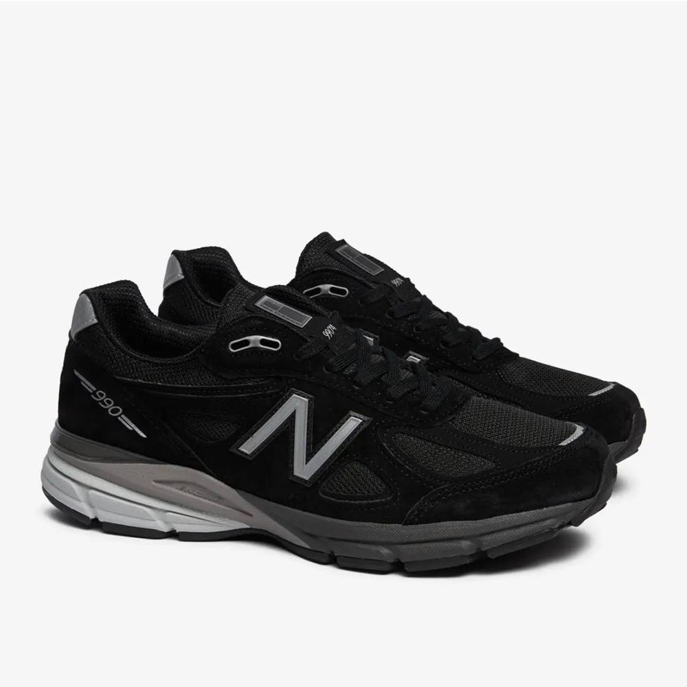 New Balance 990v4 Made in USA Black Silver