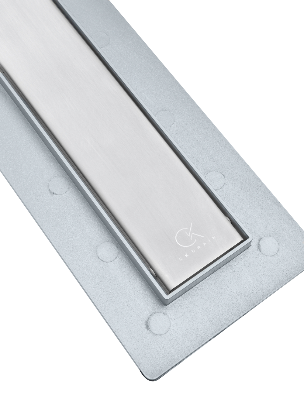 Душевой лоток CK DRAIN AQCP11-60 Plain 60 см, щелевая  решетка из нержавеющей стали, с рамкой