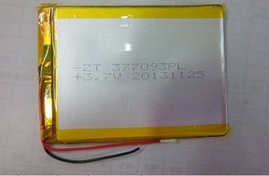 Battery 377093P 3.7V 3500mAh Lipo Lithium Polymer Rechargeable Battery (3.7*70*93mm) MOQ:50
