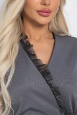 Платье Арфа (серое) П12289-10 LT Collection