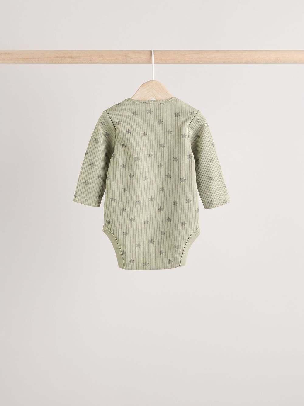 Боди с длинным рукавом для малышей Next B46-232, 5 шт., Зеленый, Желтый, Синий