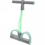 Эспандер универсальный с упорами для ног «Fitness» 45*25 см (нагрузка 18 кг), зеленый