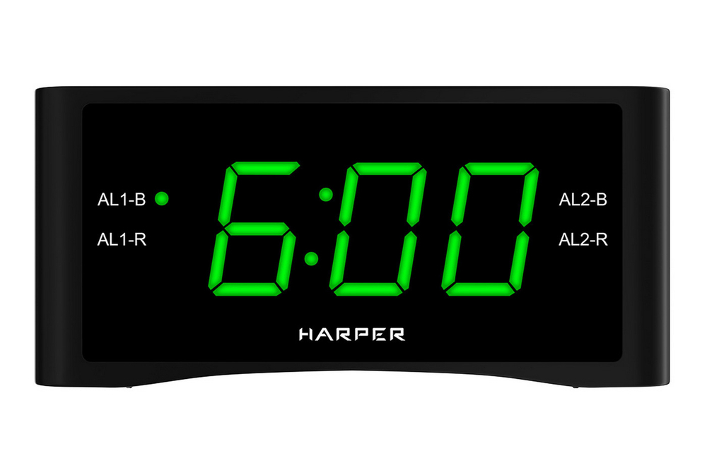 Радиочасы Harper HCLK-1006 Green