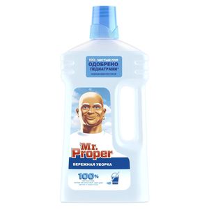 Жидкость моющая для полов и стен Mr. Proper бережная уборка 1 л/бут