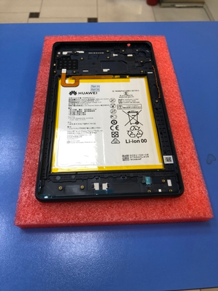 Huawei MatePad T8 LTE(KOB2-L09) Задняя крышка в сборе с акб синяя Оригинал Сервисная 02353QLP