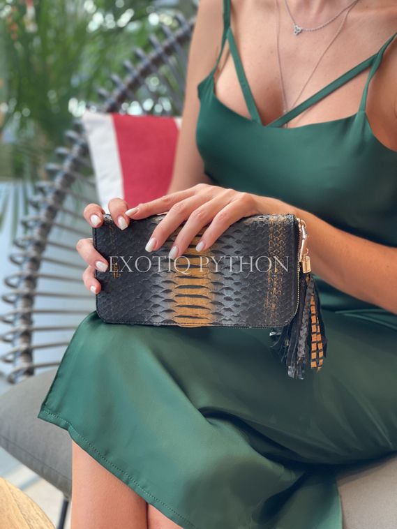 Кошелёк из кожи питона WA-125