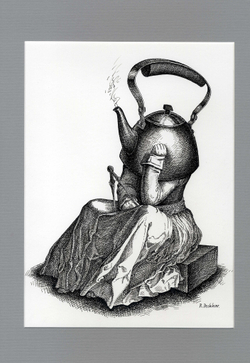 Пешков Р. В. Меланхолия. Бумага, тушь, перо. Россия, 2011.