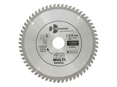 Диск пильный 190х20/30 мм 64 зуб. универсальный  Multi Material