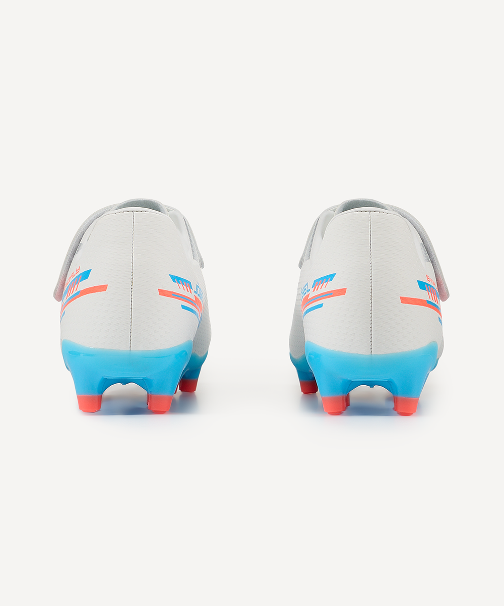 Бутсы футбольные Evofly FG Talant White/blue, детский