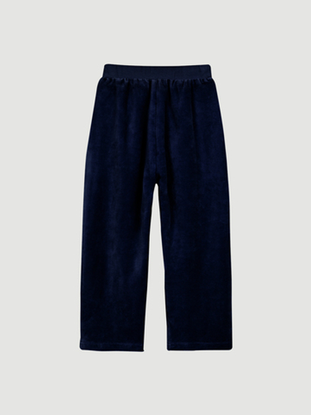Велюровые брюки свободного кроя Mjölk Navy