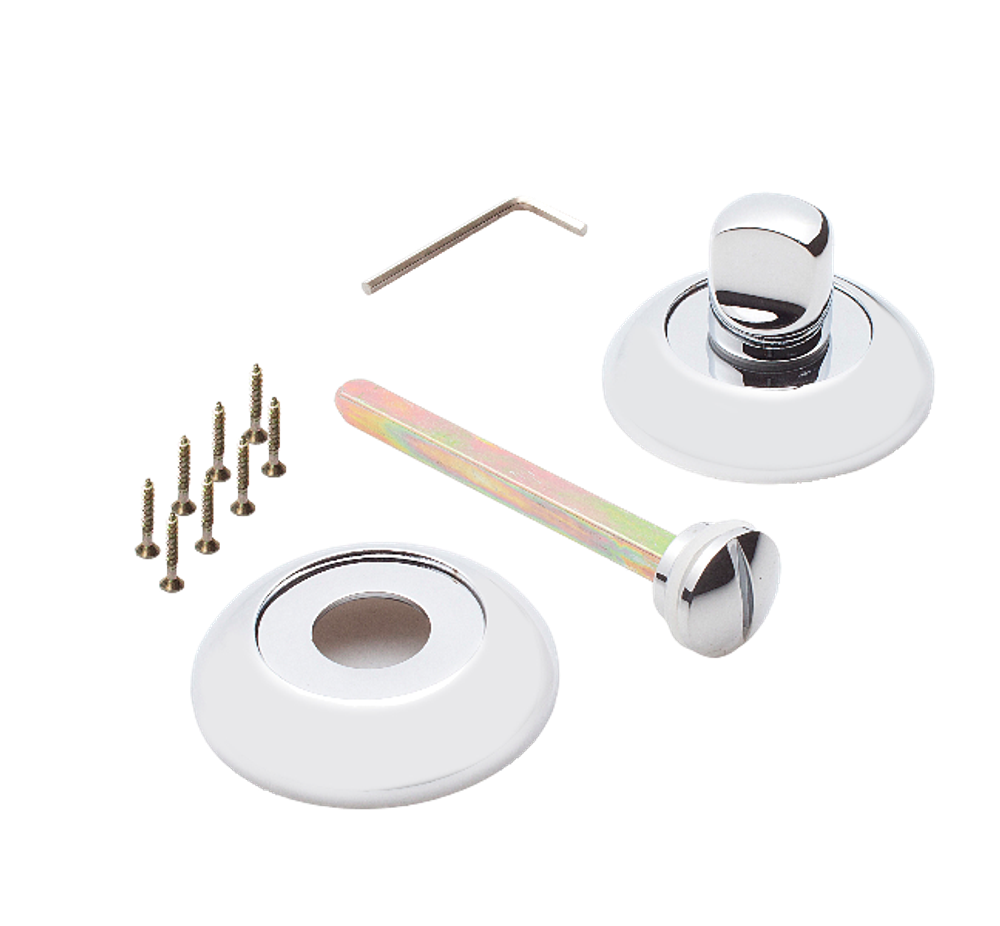 Завертка круг Ренц INBK 08 CP, цвет хром (гарантия - 12 месяцев)