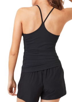 Женский топ теннисный Björn Borg Borg Strap Tank - black beauty