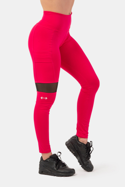 Лосины Nebbia Sporty Smart Pocket High-Waist Leggings 404 pink