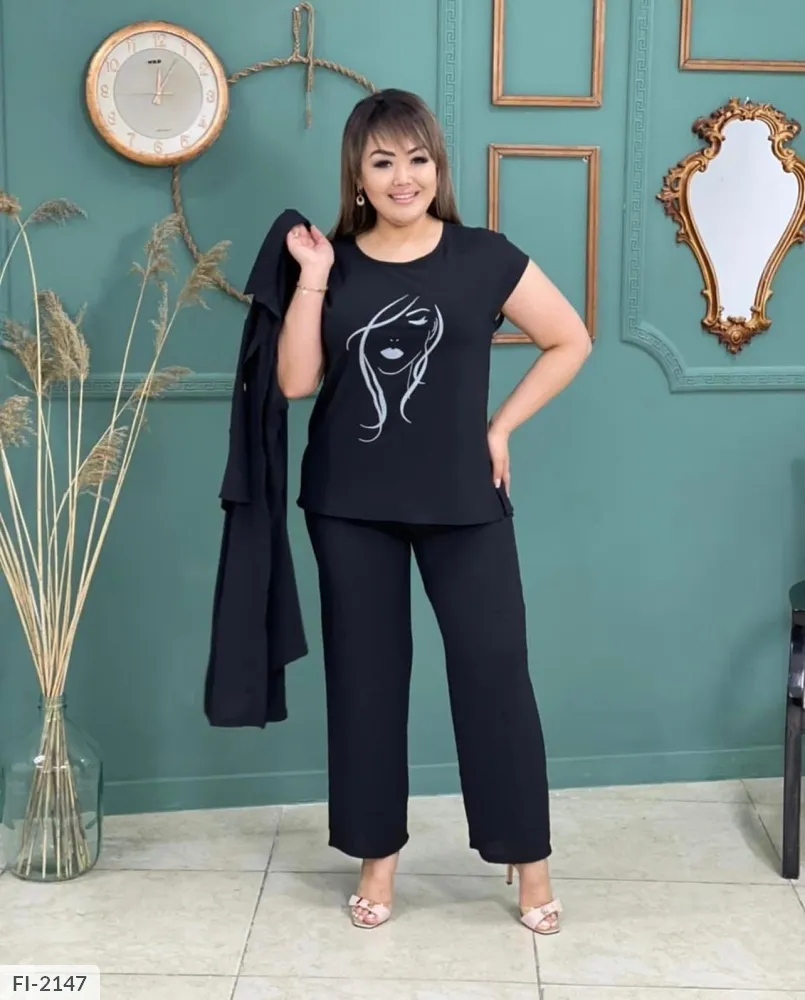 Костюм тройка FI-2146 Фабрика Моды