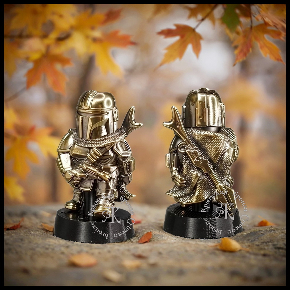 Темлячная бусина "Мандо" для ножей , латунь