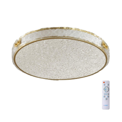 7722/140L PIKO LED SN 564 Светильник металл/пластик/стекло/белый/золотой LED 140Вт 3000-6000K D800 IP20 пульт ДУ FELICE