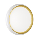 7650/DL PALE SN 141 Светильник пластик/белый/золотой LED 48Вт 4000К D380 IP43 TOFIQ WHITE