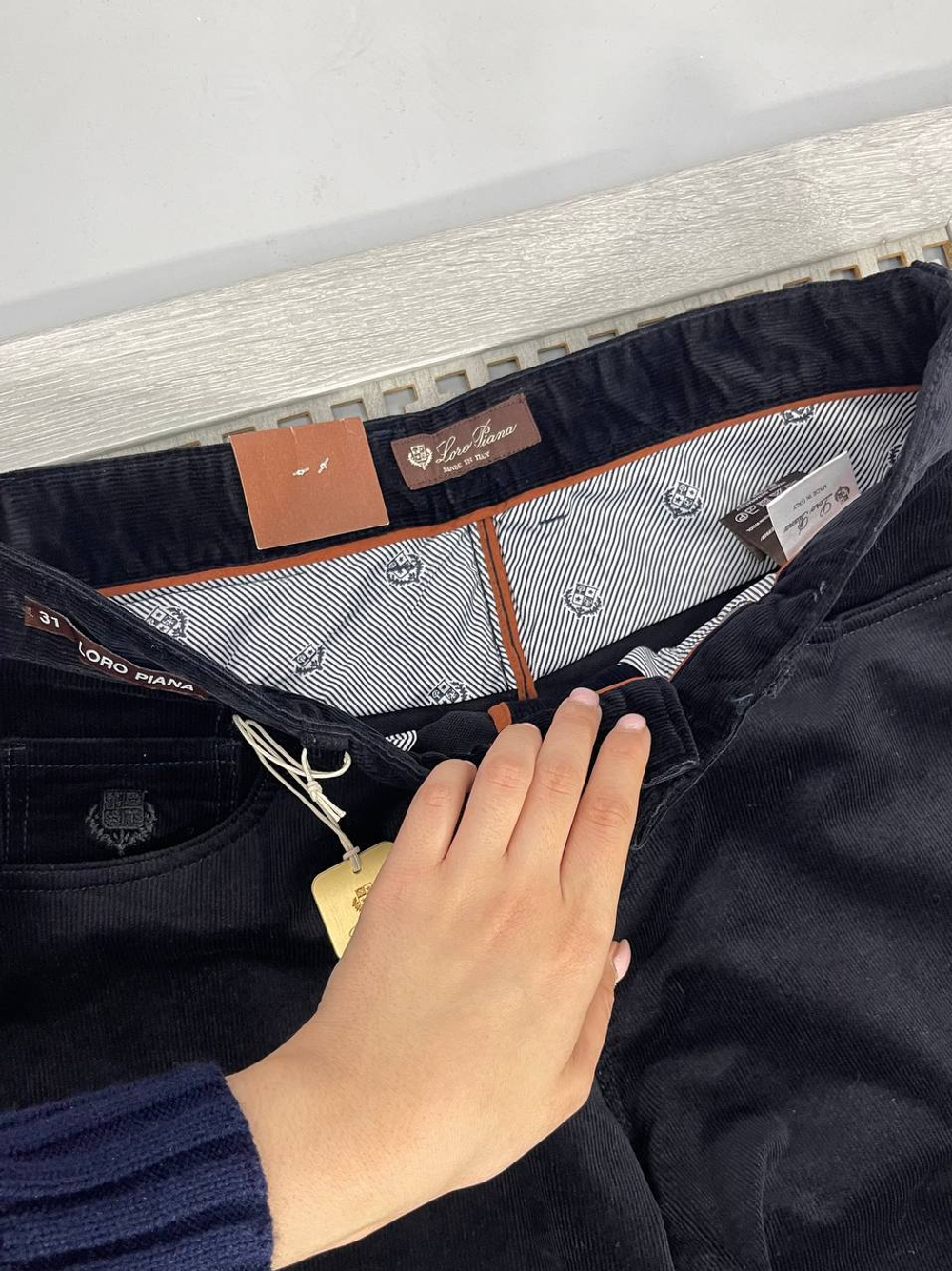 Вельветовые джинсы Loro Piana