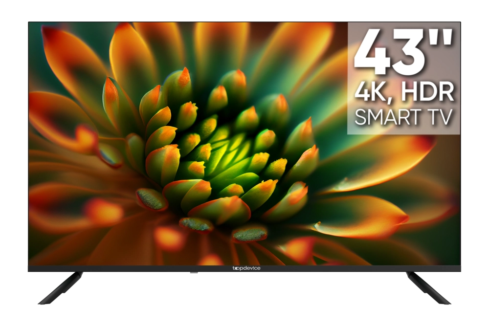 Телевизор ЖК 43" Topdevice TDTV43BS06U_BK