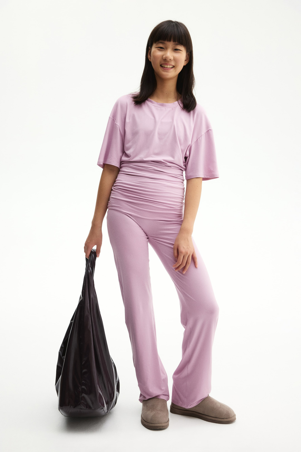 H&M Спортивный топ SoftMove™, пыльно-розовый