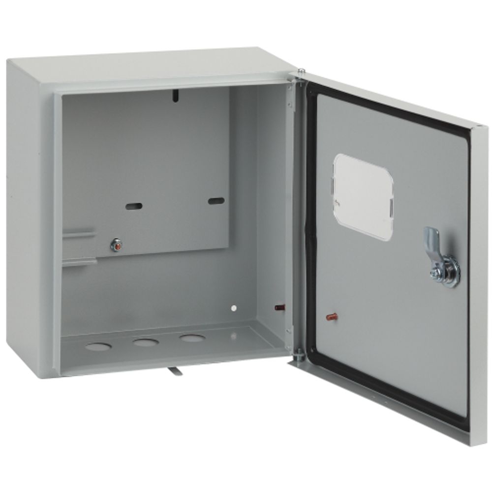 Корпус металлический ЩУ-1/1-0 IP54 ЭРА У2 серый (310Х300Х150) | Корпуса металлические учетно-распределительные