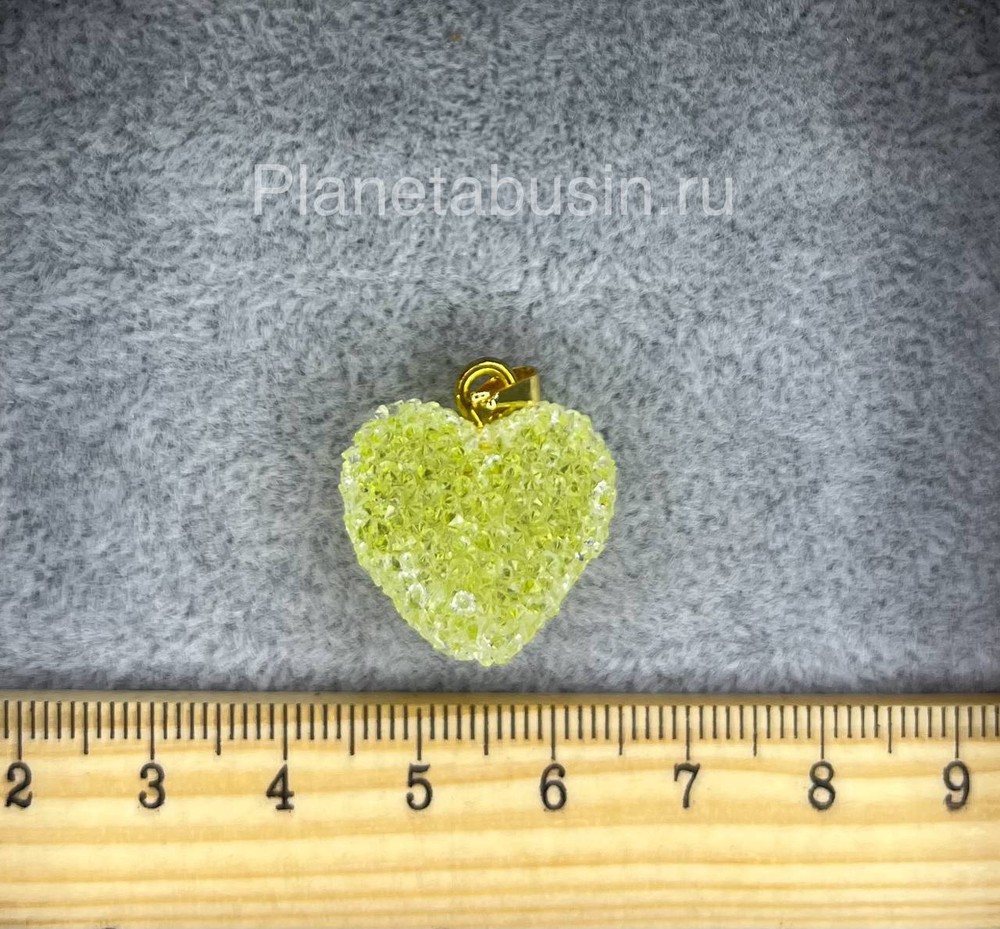 Подвеска люкс (Корея) малые сердца 0479