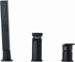 Смеситель для ванны Allen Brau Infinity 5.21008-31 черный матовый