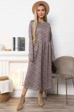 Платье Андреа (коричневое) П14852-25М LT Collection