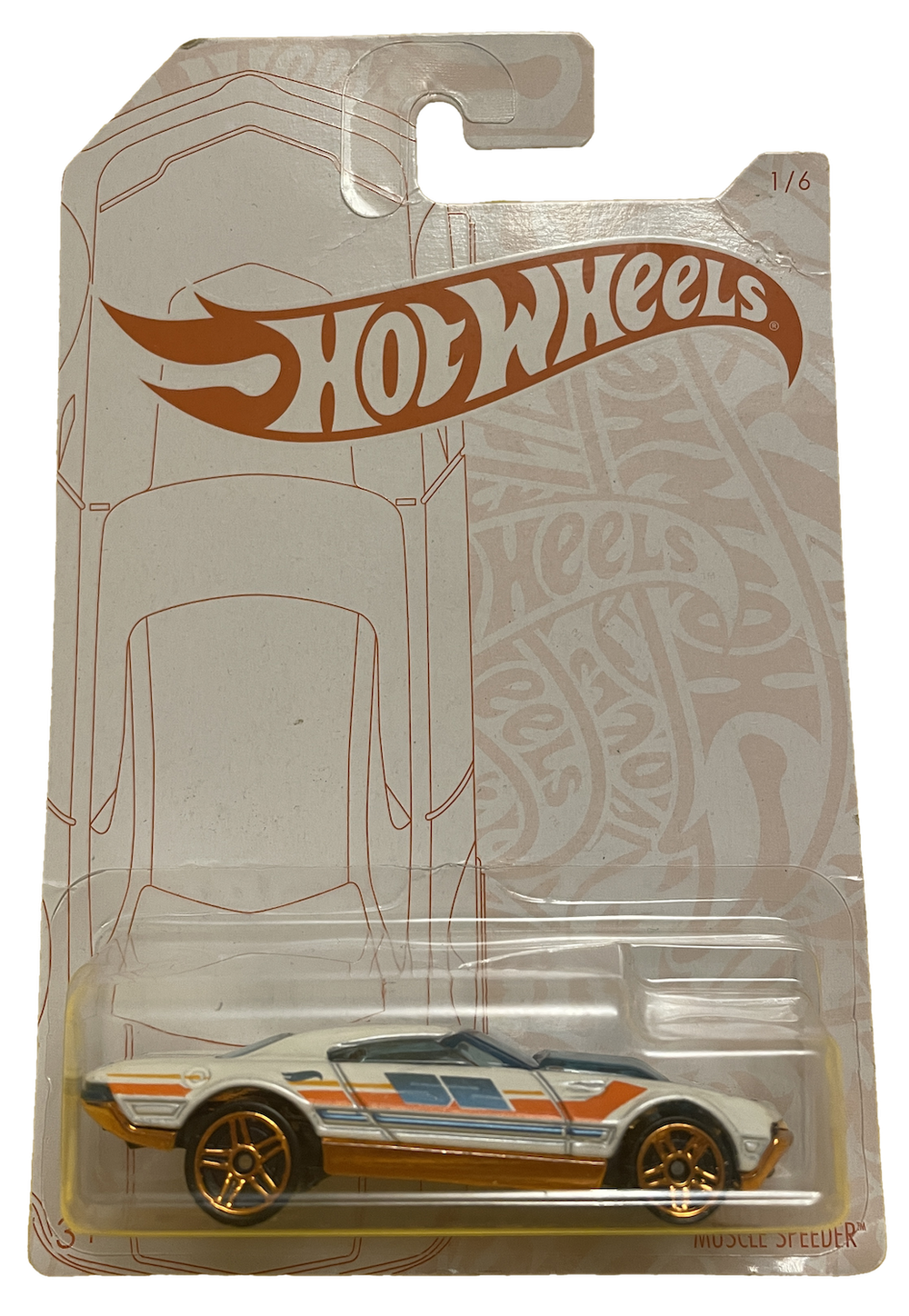 Hot Wheels Pearl and Chrome Muscle Speeder (2021)