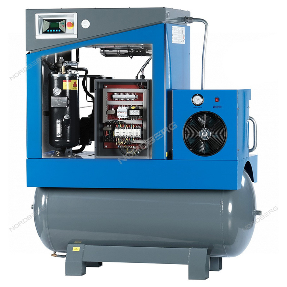 NORDBERG (NCA20RD) Компрессор винтовой, 15кВт, ресивер 500л, 10Бар, 1910л/мин
