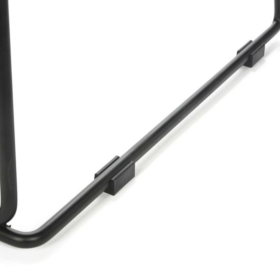 Барный стул Neo с мягкой серой обивкой