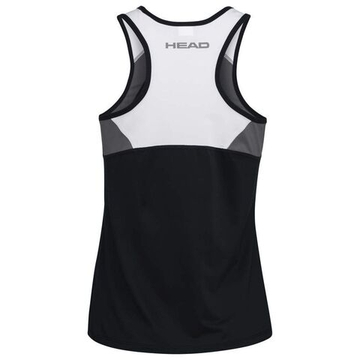 Женский топ теннисный Head Club 22 Tank Top W - черный