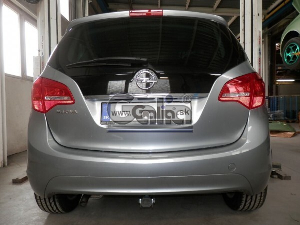 Фаркоп оцинкованный Galia O064C для Opel Meriva 2010-(паспорт и сертификат в комплекте)(без электрики)