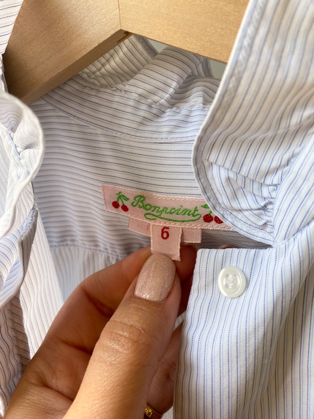 Новая хлопковая блузка Bonpoint, 116