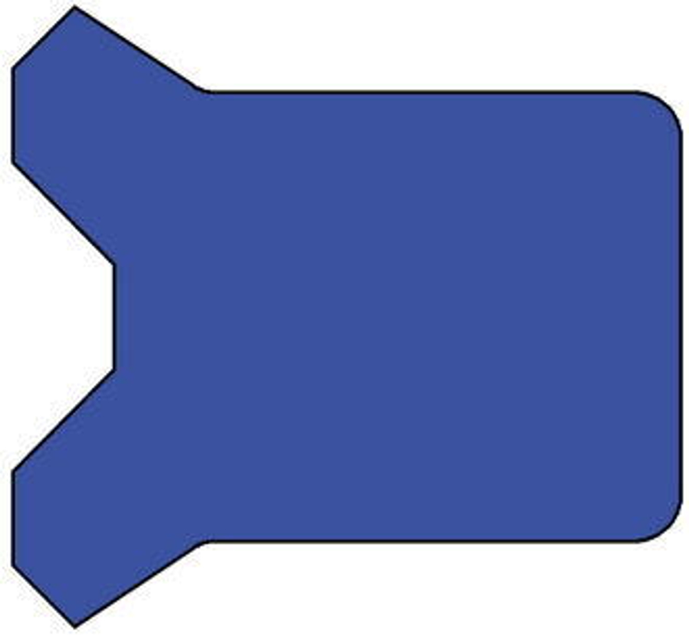 A158-045 PU U-образное штоковое уплотнение 55-45-7/8