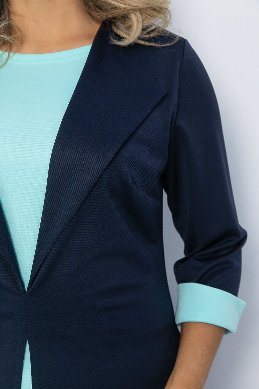 Платье На шпильке (синий/мята) П12678-4 LT Collection