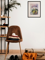 Картина авторская акварельная в паспарту 30х40 см на стену для интерьера "Фаленопсис"