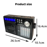 Радиоприемник с MP3 плеером+Solar panel Golon RX868S