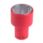 KING TONY (4335VE27M) Головка торцевая диэлектрическая шестигранная 1/2", 27 мм