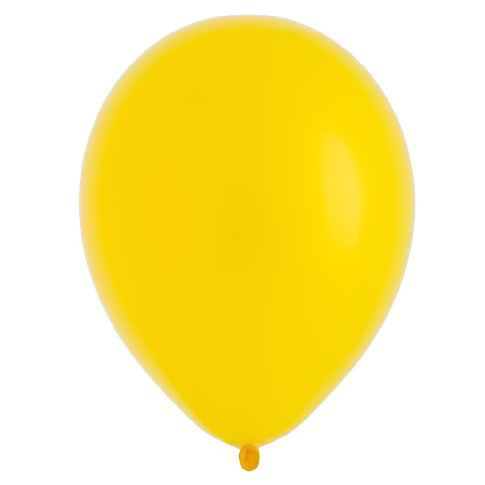 Шар латексный Пастель 13 см (Желтый)