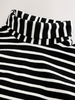 Лонгслив с воротником для девочки Next E13-658, Черный, Белый