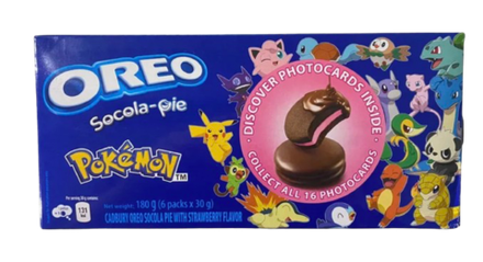 Печенье Oreo Chocolate Pie Pokémon Version Strawberry